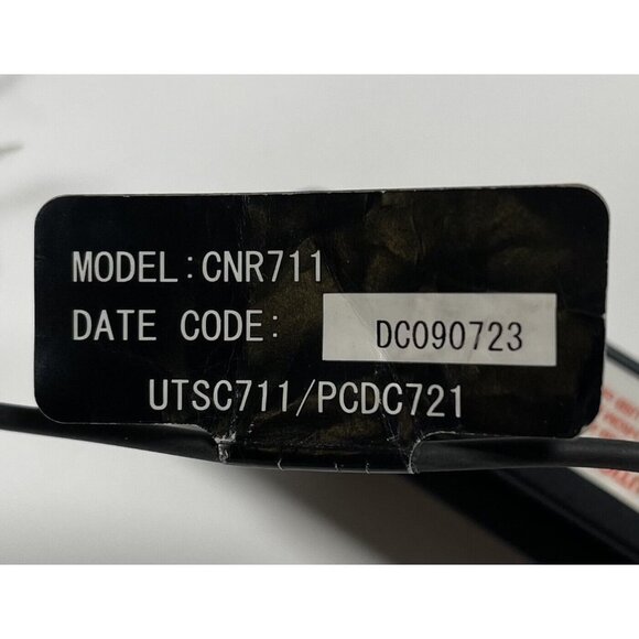 Genuine OEM CASIO Black AC Power Adapter CNR711 Desktop CHARGING CRADLE DTC7218 - Picture 4 of 4